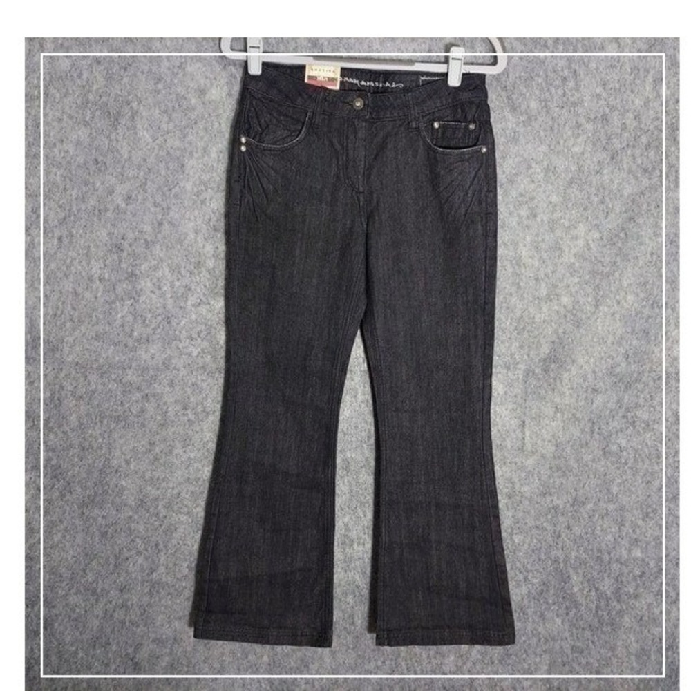 Y2K Arizona Jeans Girl Plus 8 Bootcut Stretch Embroidered School Denim Pants